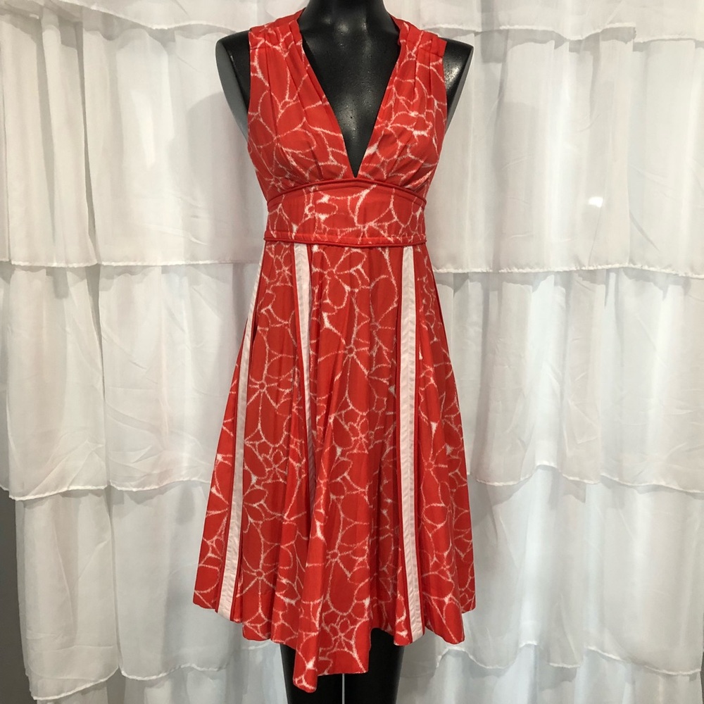 Size 2 MARC JACOBS Orange Print Dress